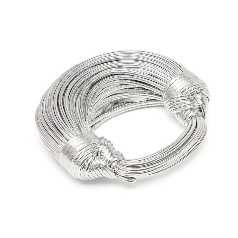 Personalisierte Handtaschen der Nudellinie für Damen - Silber