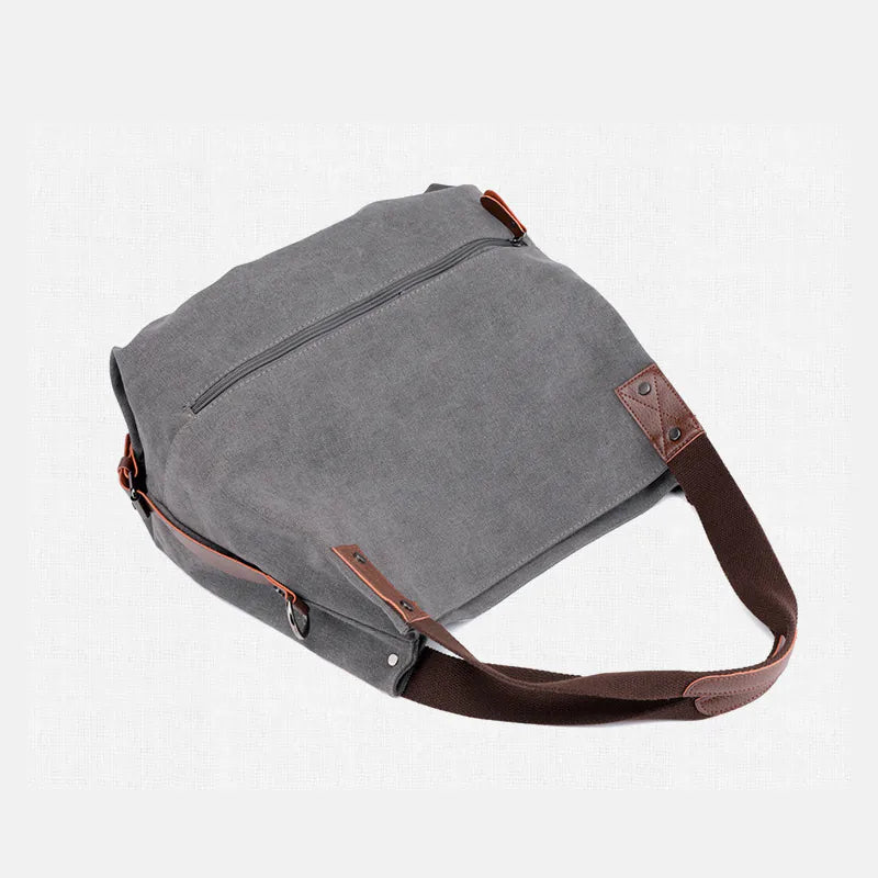 Sac à main polyvalent en toile à bandoulière