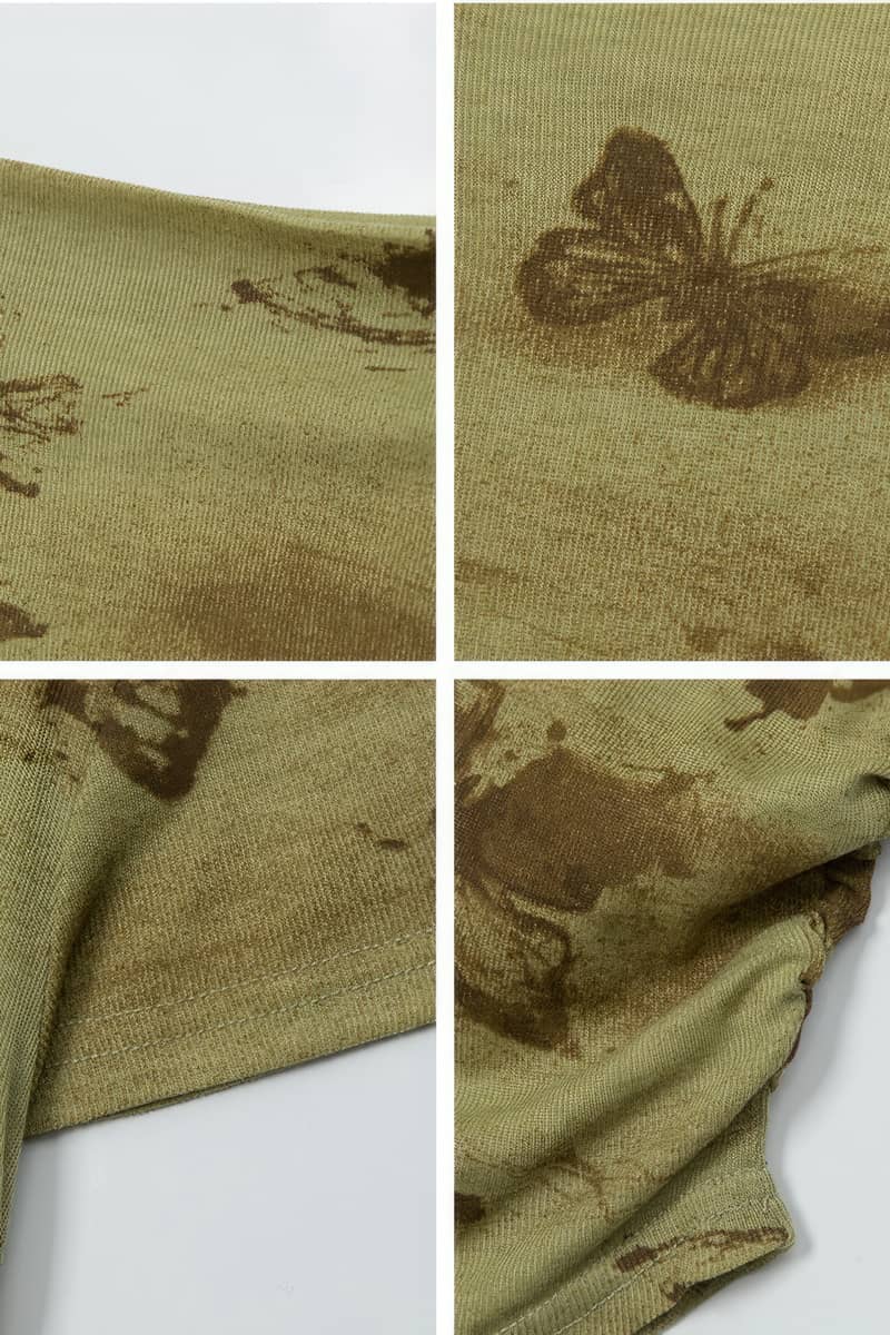 T-shirt manches longues col montant