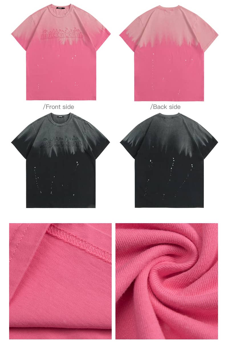 Lose Bluse Retro-Shirt mit unregelmäßigen Ärmeln und V-Ausschnitt