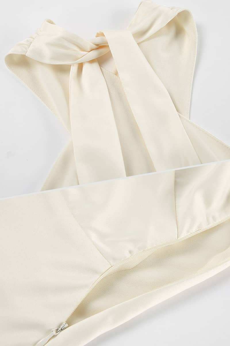 High Waist Halter Neck Mermaid Dress