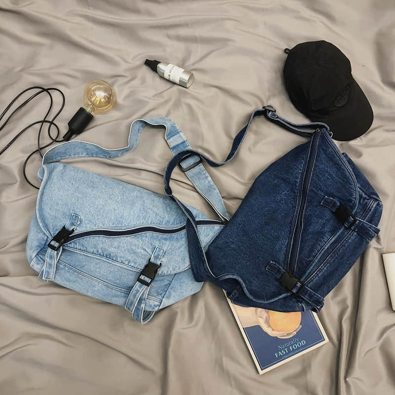 Fashion Practical Jean Tote Shoulder Bag | YonPop
