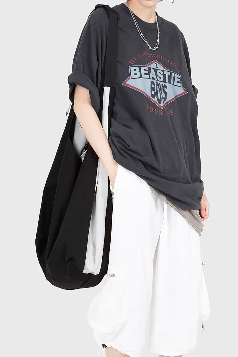 Men's and women's stitching messenger bag | YonPop