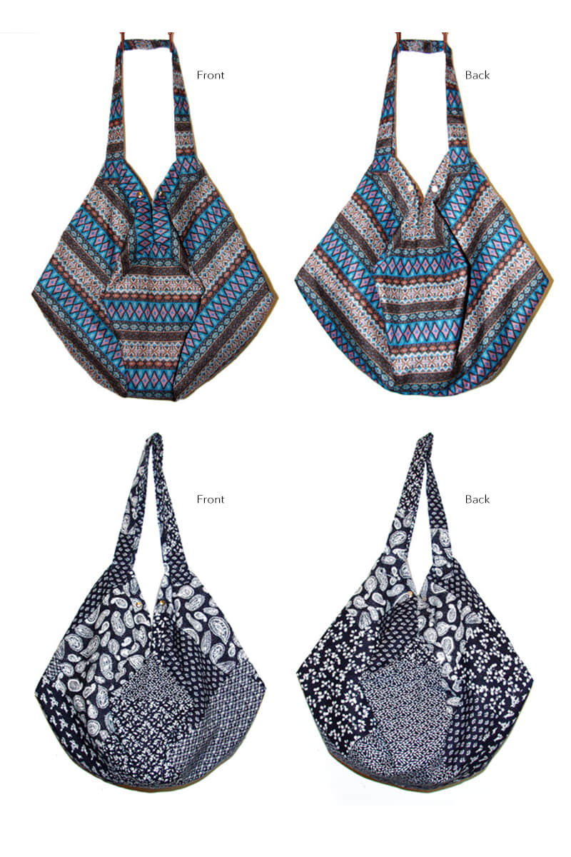 Leisure linen cotton large capacity beach bag | YonPop