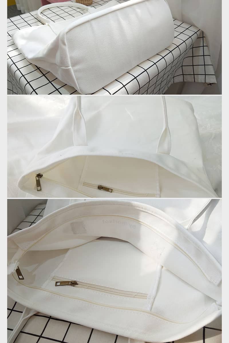 Solid color tote bag | YonPop