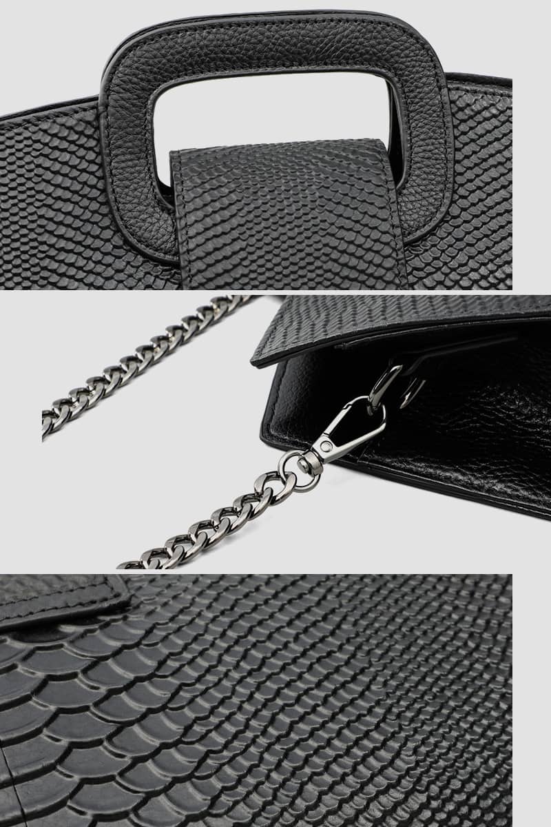 Modische Handtasche aus PU-Leder mit großem Fassungsvermögen