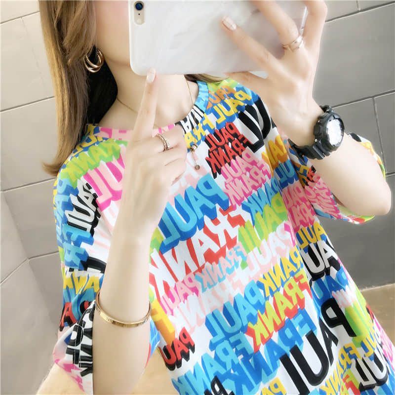Loose short sleeve T-shirt | YonPop