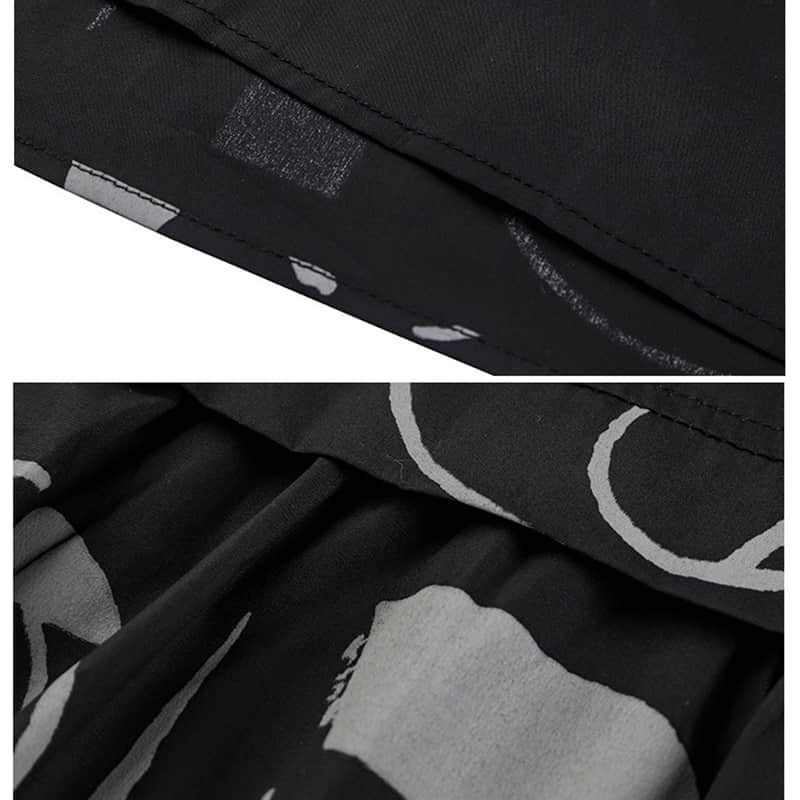 Women's new mid-length printed loose top | YonPop