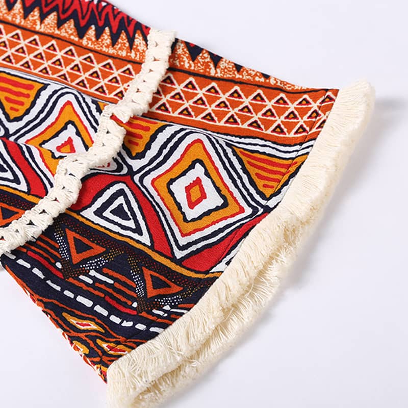 Shawl print cardigan top | YonPop