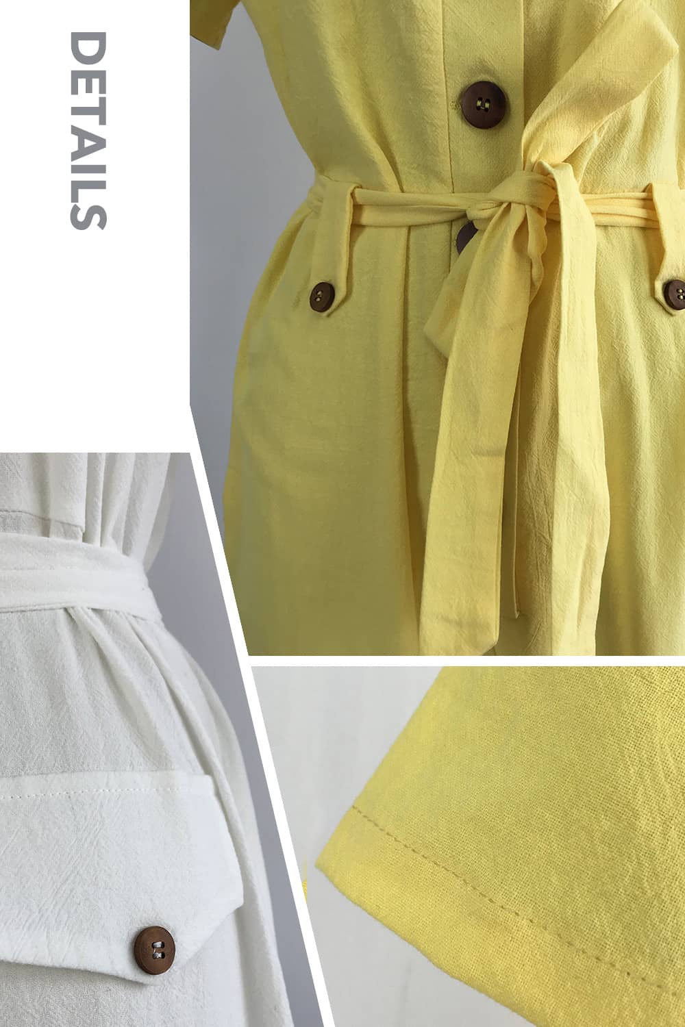 Single-breasted all-match cropped jumpsuit | YonPop