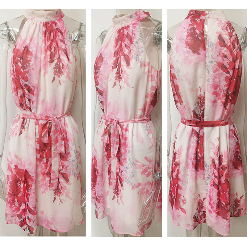 Casual chiffon beach dress | YonPop