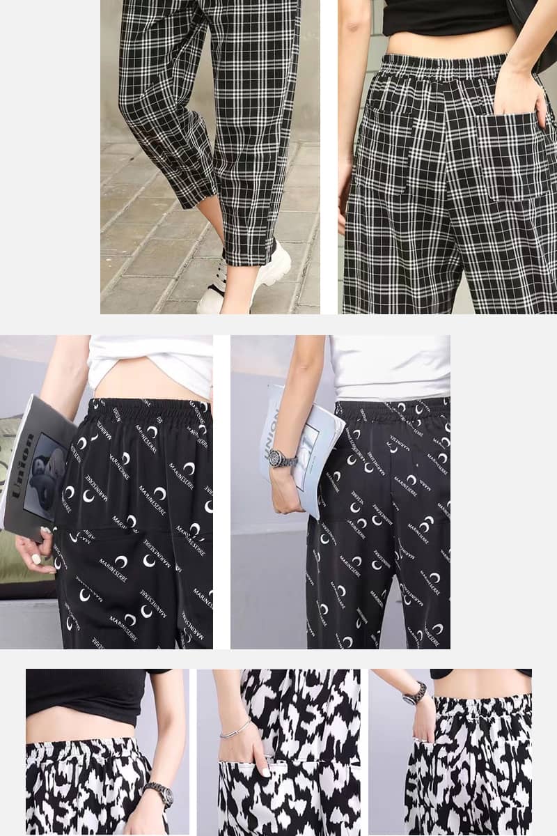 Women's casual high waist harem pants | YonPop