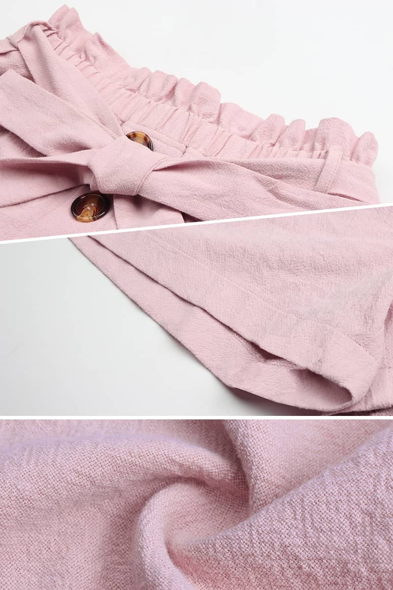 Women's leisure vacation straight pants shorts | YonPop