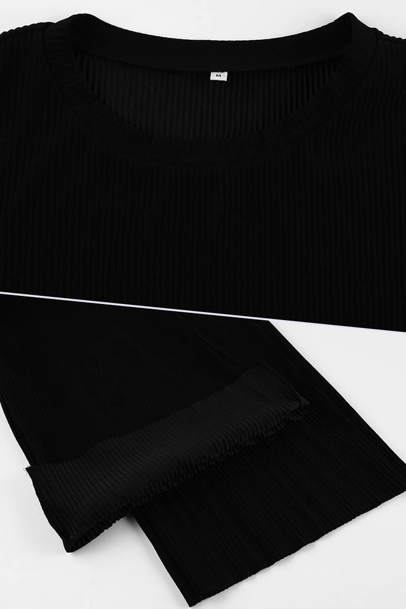 Women's T-shirt + wide-leg trousers casual suit | YonPop