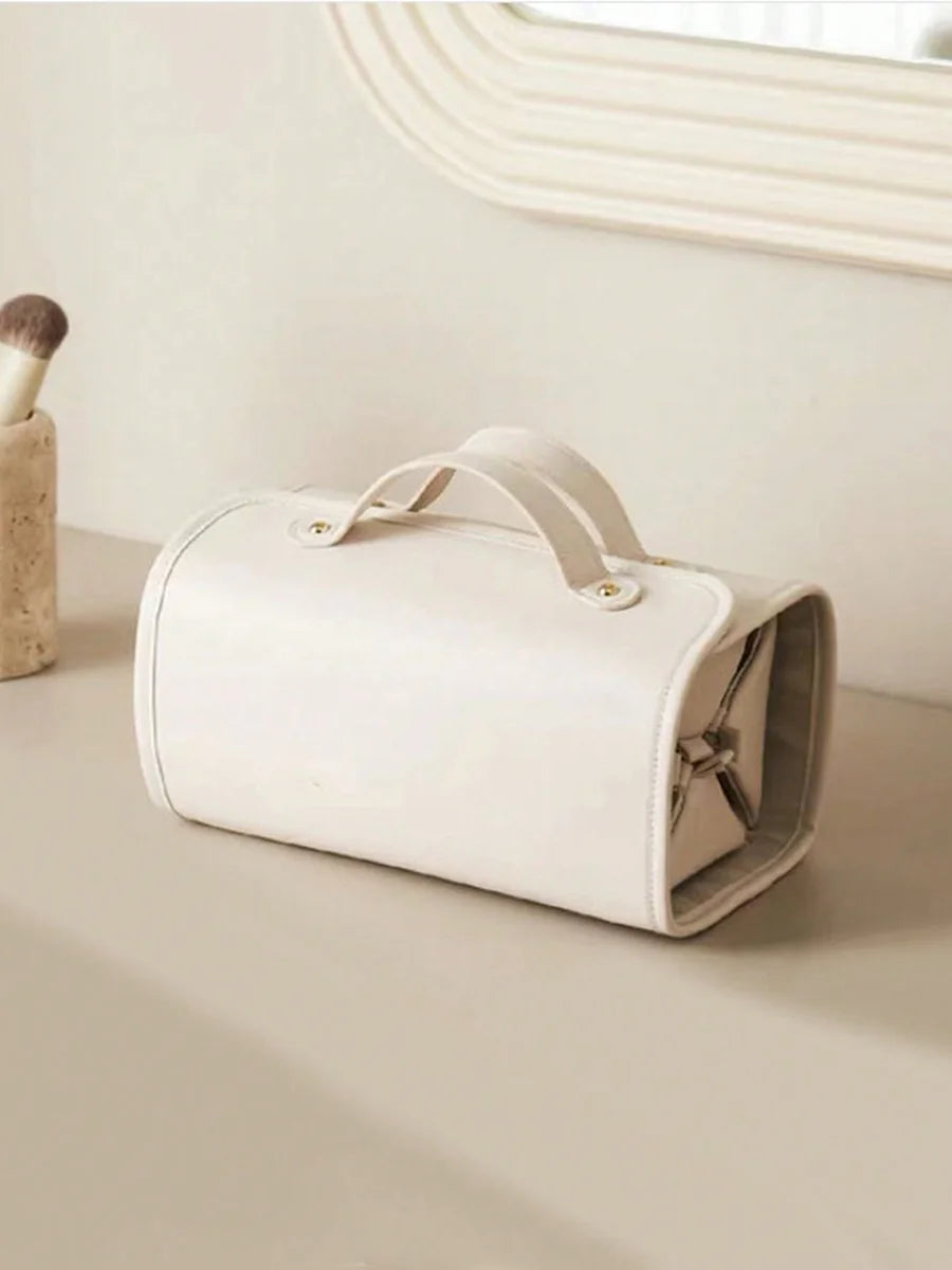 PU folding cosmetic bag travel storage bag