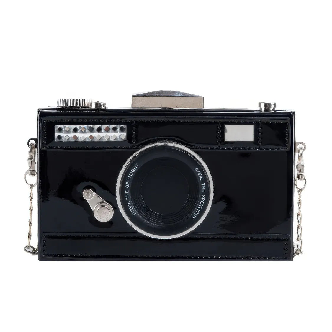 PU Camera-Shaped CrossBody Small Bag