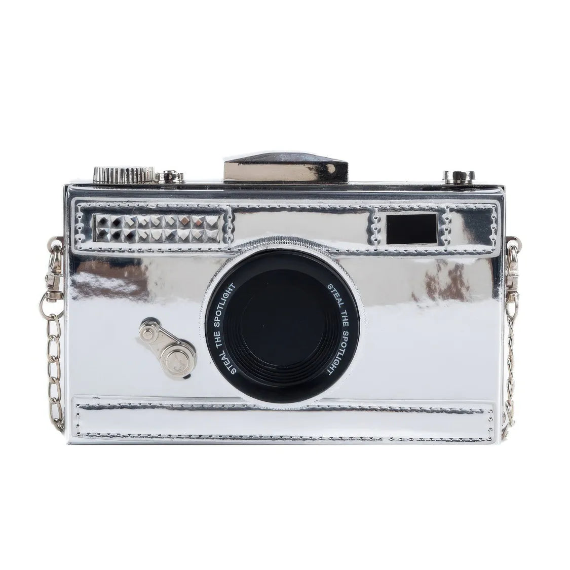 PU Camera-Shaped CrossBody Small Bag