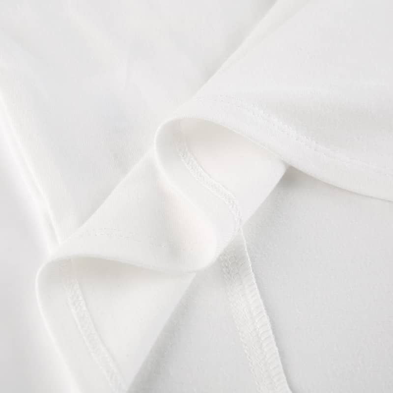 Chemise blanche à manches courtes pour femme