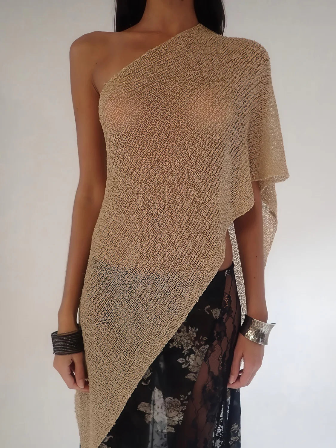 Convertible Halter Shawl Top