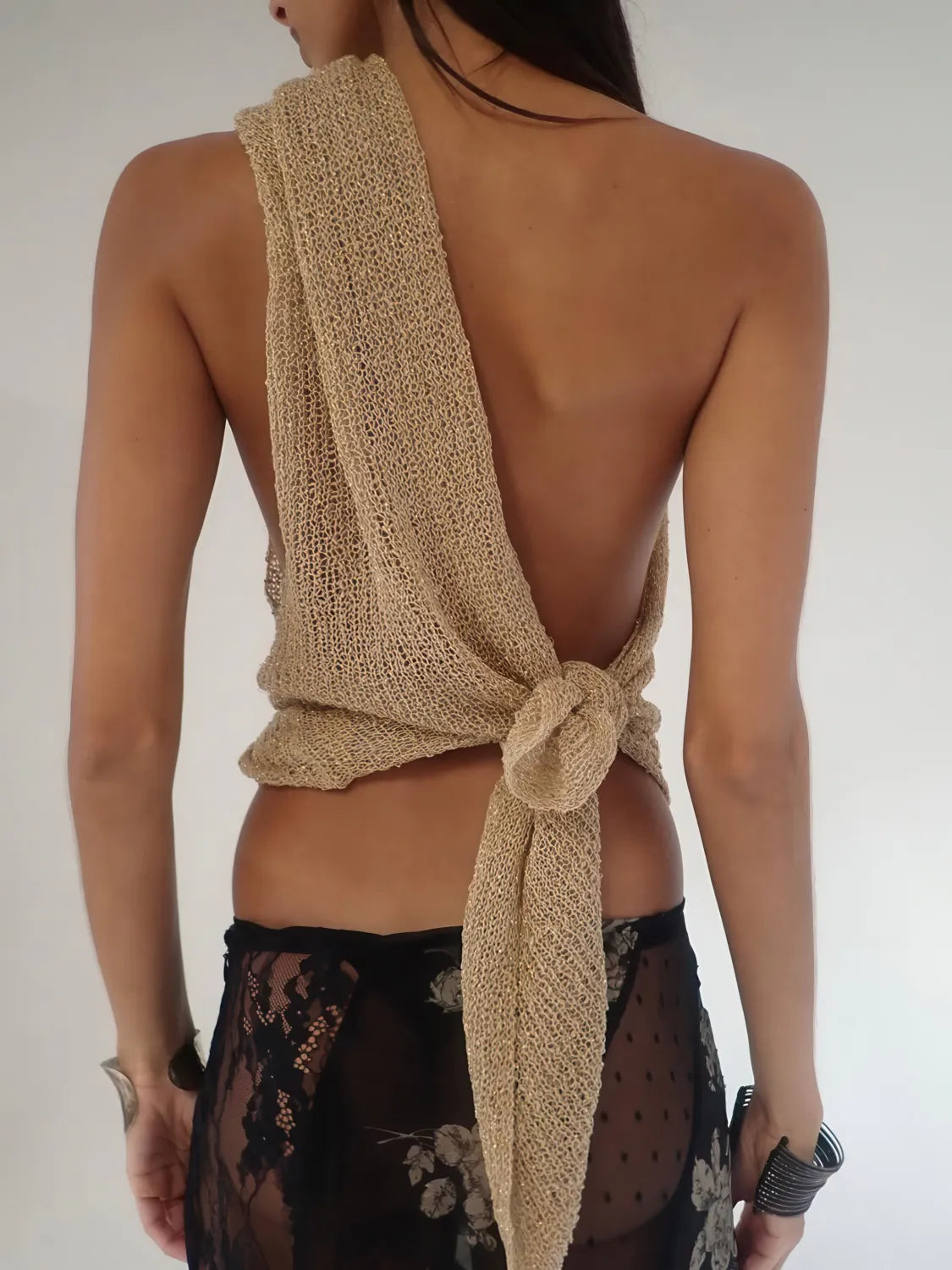 Convertible Halter Shawl Top