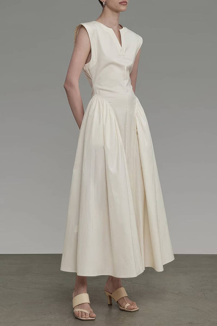 Backless Long Sleeve Slim High Waist Shrink Dress