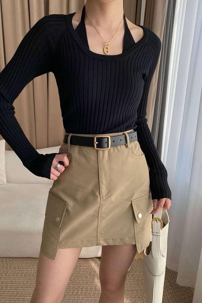 Casual slim skirt