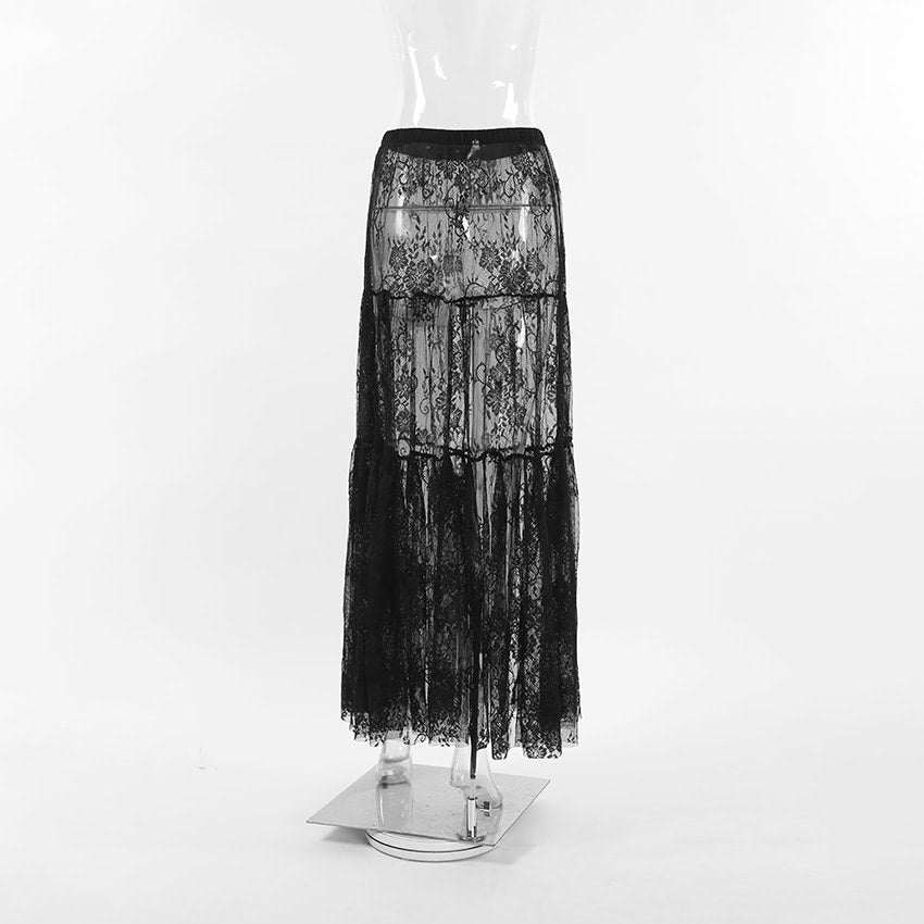 Lace hollow skirt