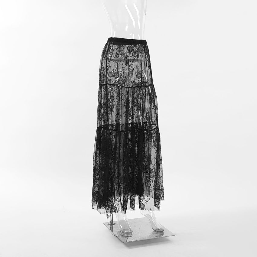 Lace hollow skirt