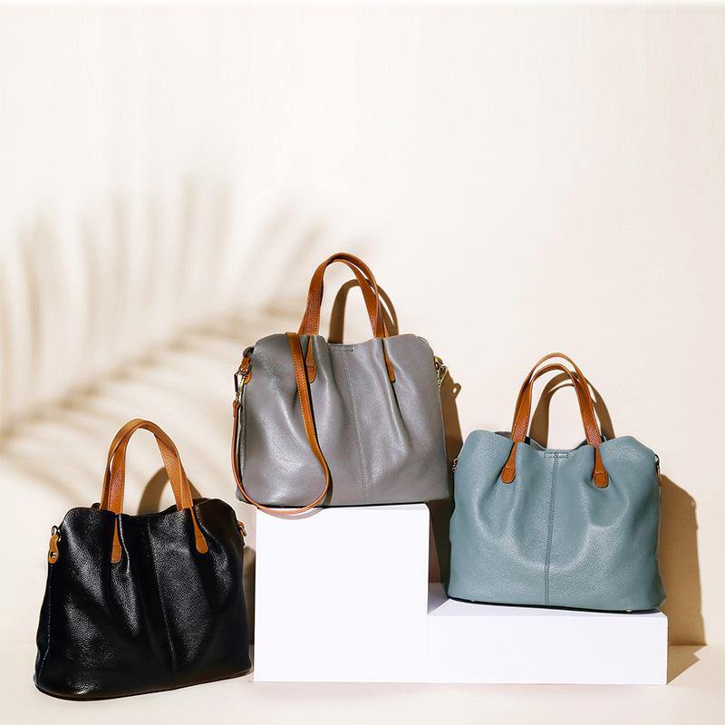 2021 Casual large-capacity PU Leather Tote bag  | YonPop