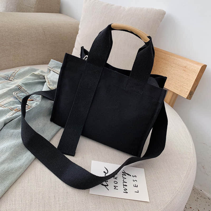 Fshion Tote Shoulder Bags Black | YonPop