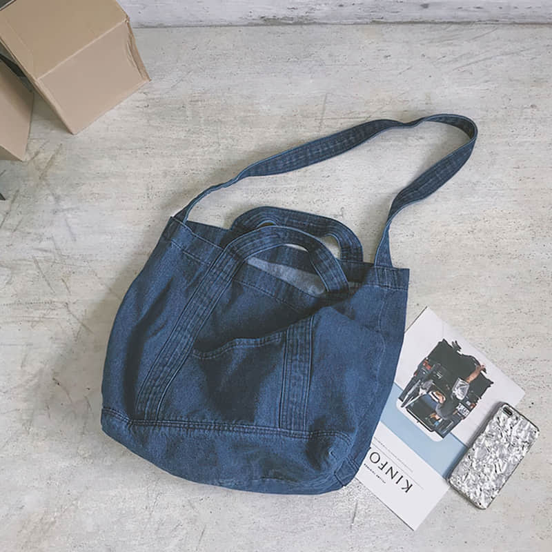 Practical Jean Tote Shoulder Bag  | YonPop
