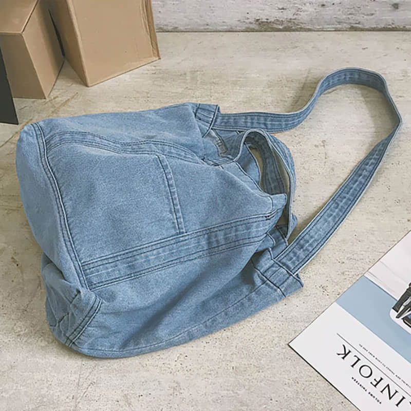 Practical Jean Tote Shoulder Bag  | YonPop