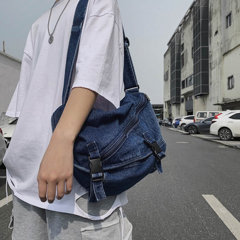 Fashion Practical Jean Tote Shoulder Bag  | YonPop