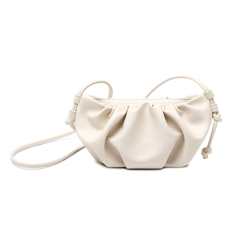 Mode simple petit sac à bandoulière en PU souple pour femme