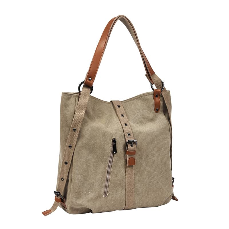 Fashion canvas tote bag backpack bag