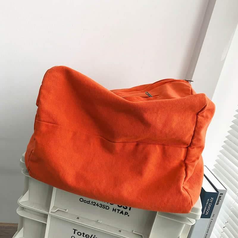 women's canvas bag shoulder bag simple large-capacity shoulder bag  | YonPop