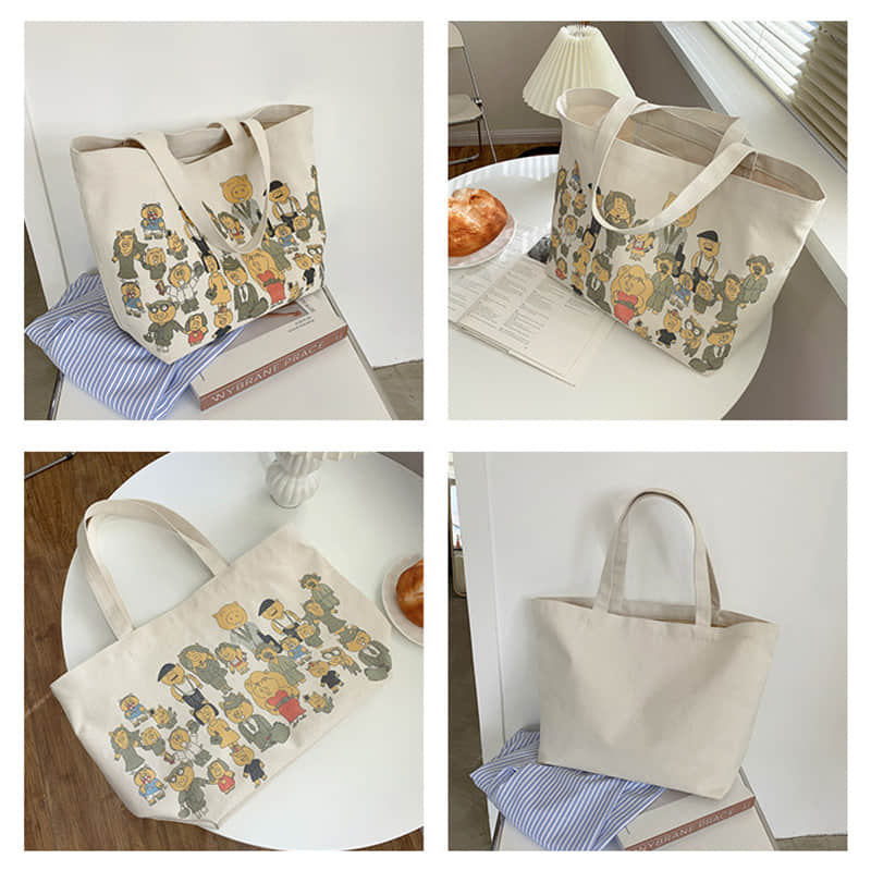 Cartoon anime cloth bag shoulder tote bag  | YonPop