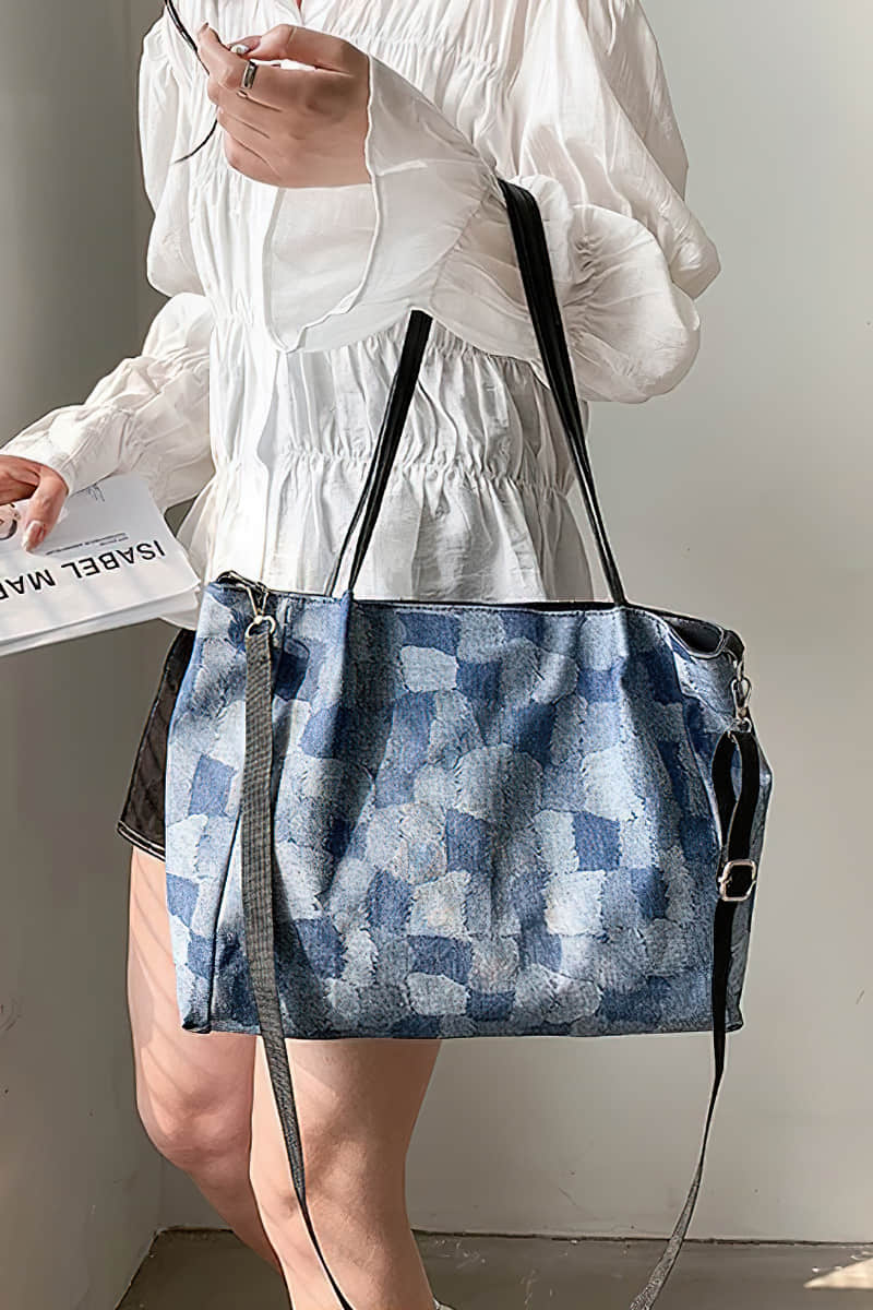 Simple casual denim bag  | YonPop