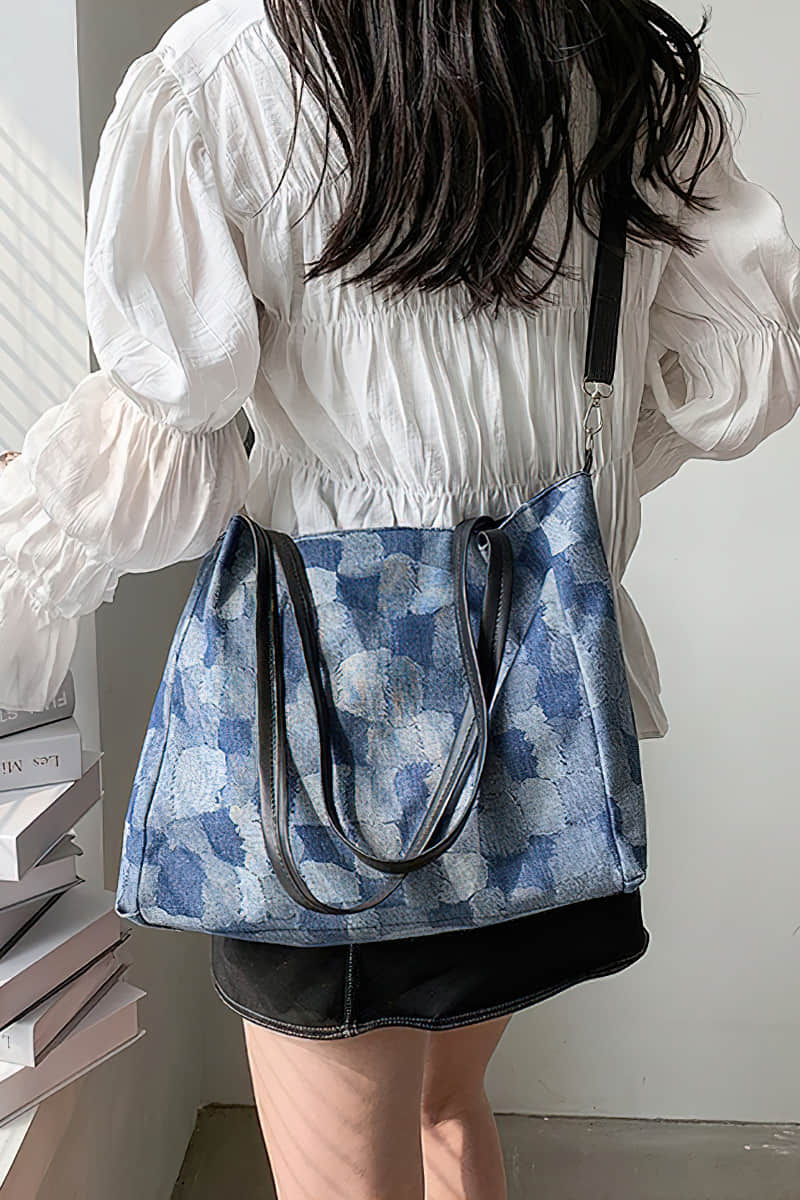 Simple casual denim bag  | YonPop