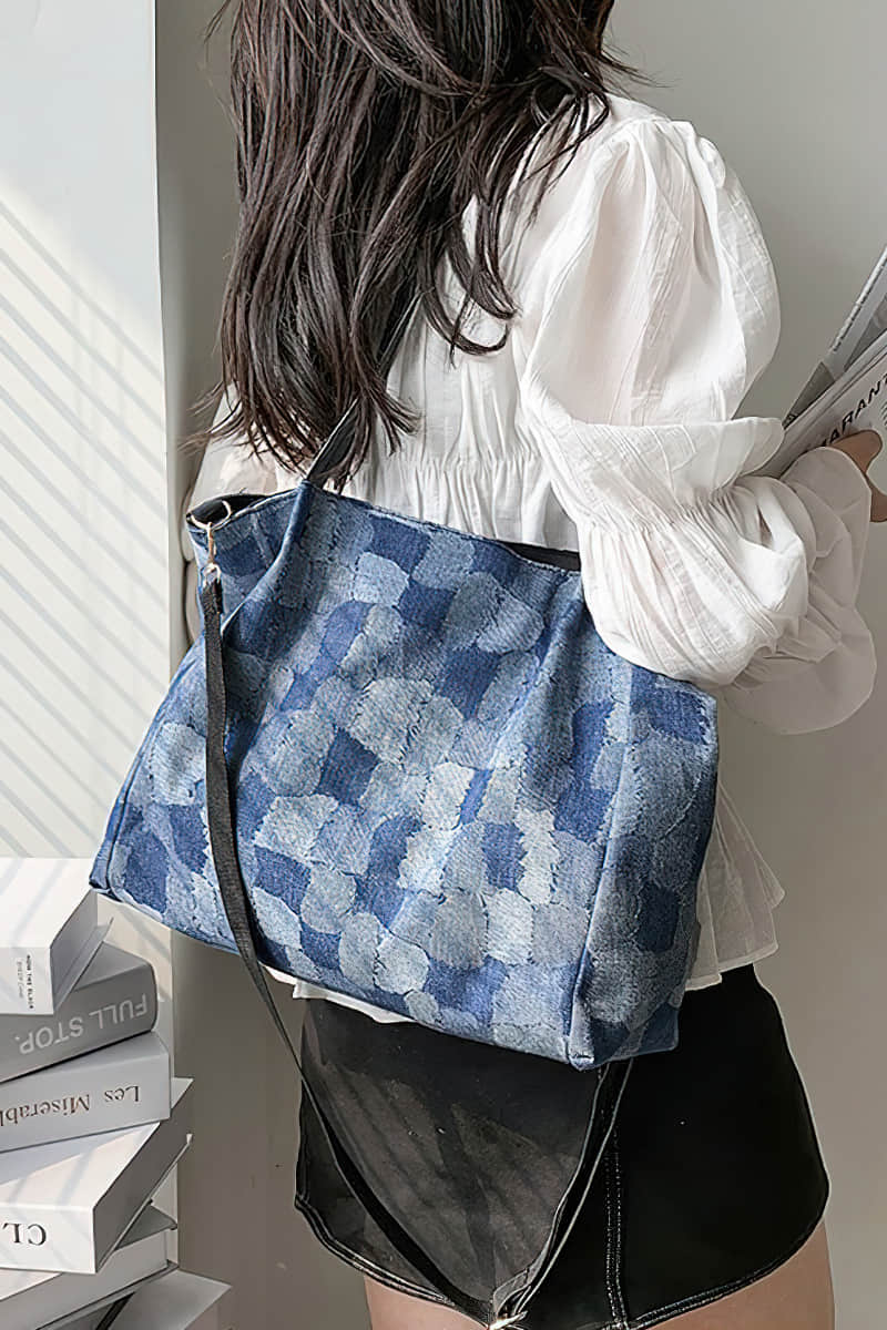 Simple casual denim bag  | YonPop