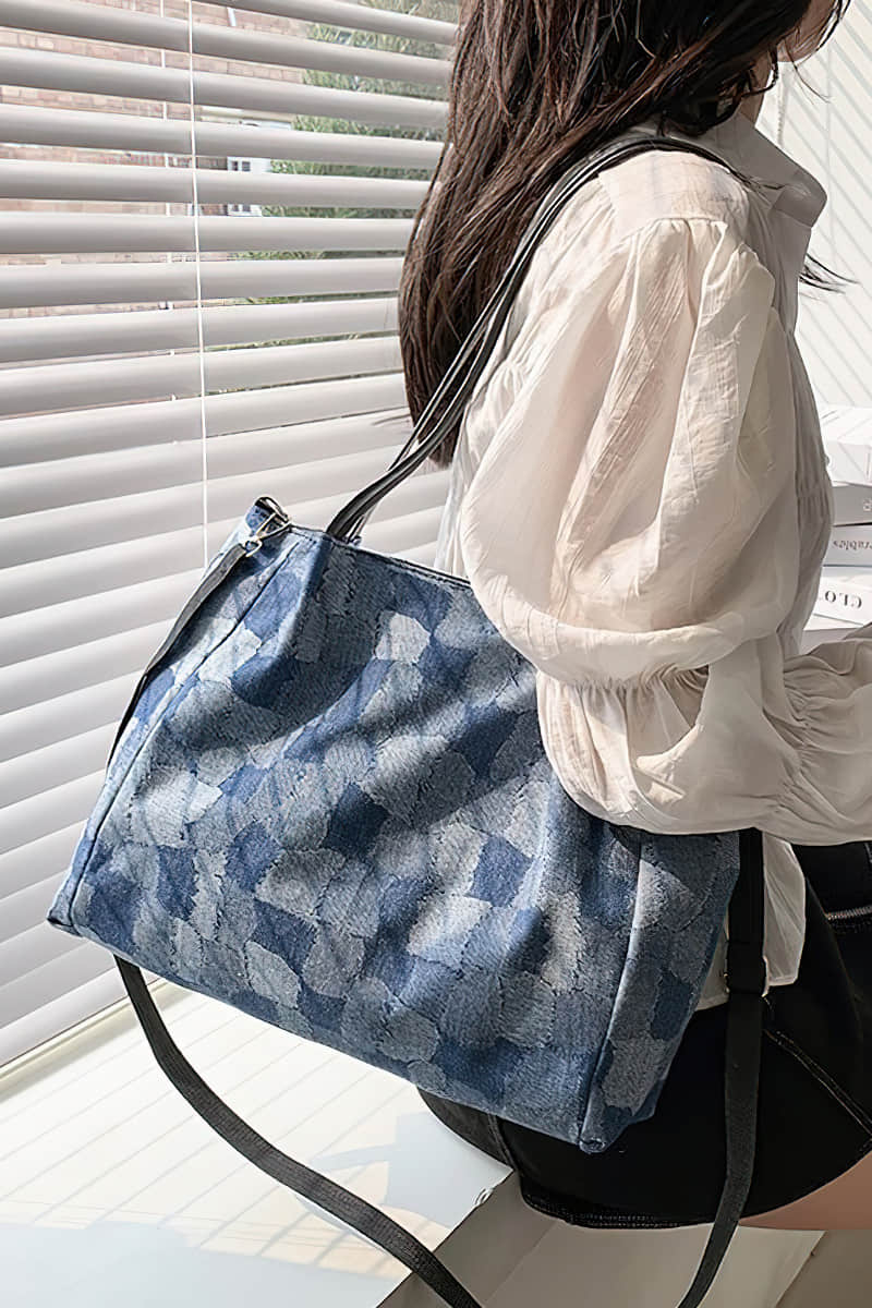 Simple casual denim bag  | YonPop