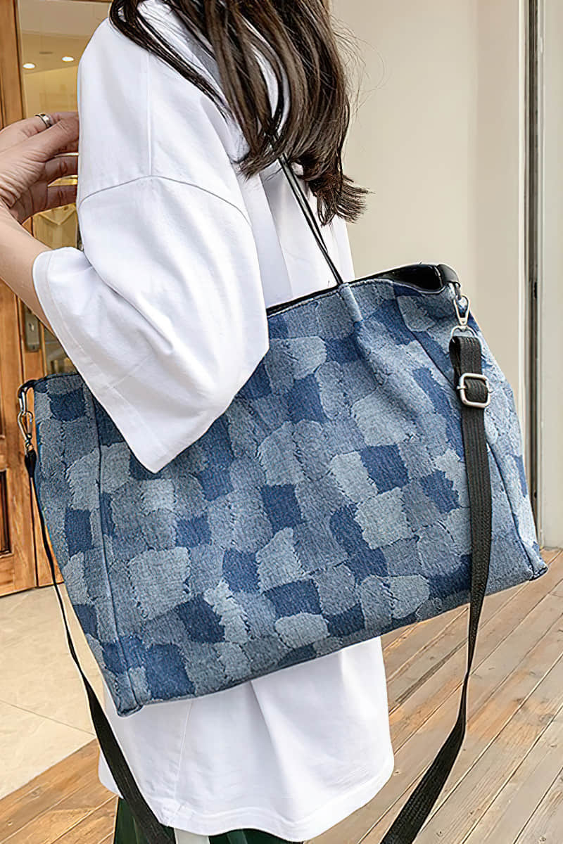 Simple casual denim bag  | YonPop