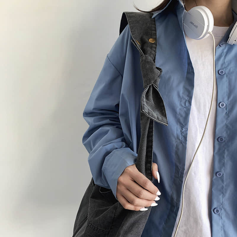 Denim crossbody bag  | YonPop