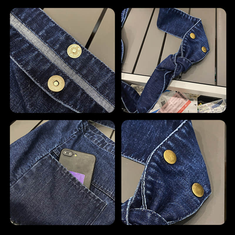 Denim crossbody bag  | YonPop