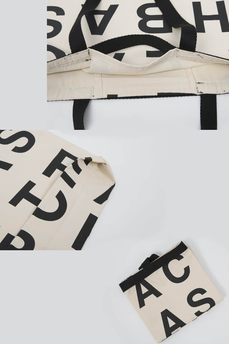 Large capacity letter canvas bag  | YonPop