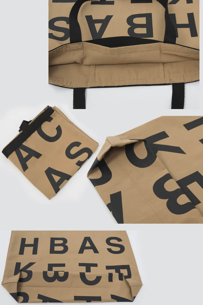 Large capacity letter canvas bag  | YonPop