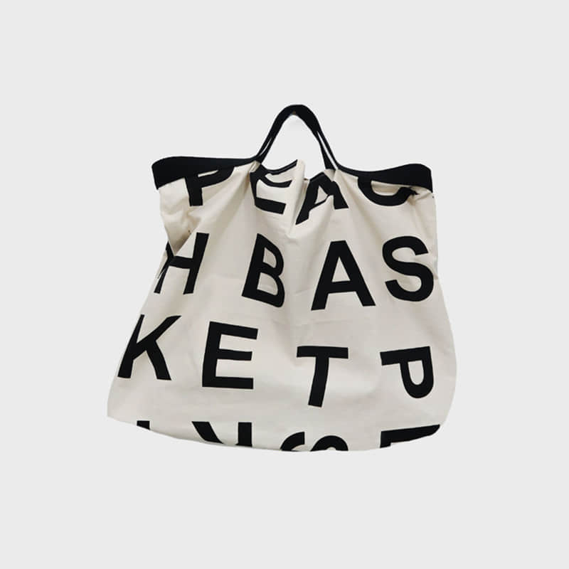 Large capacity letter canvas bag  | YonPop