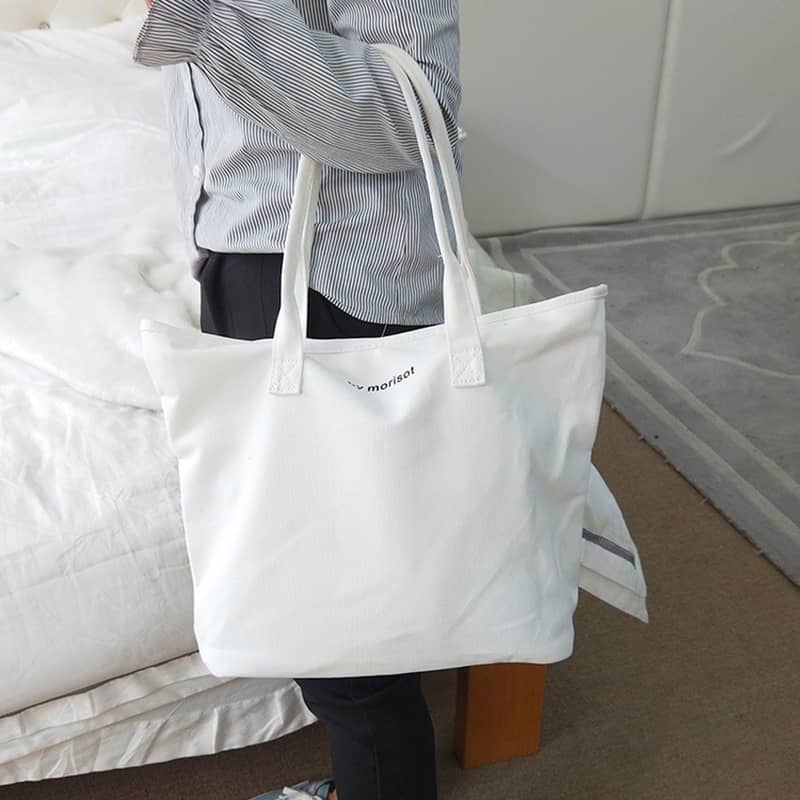 Solid color tote bag  | YonPop