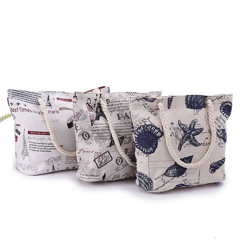 Creative printed shoulder canvas bag  | YonPop