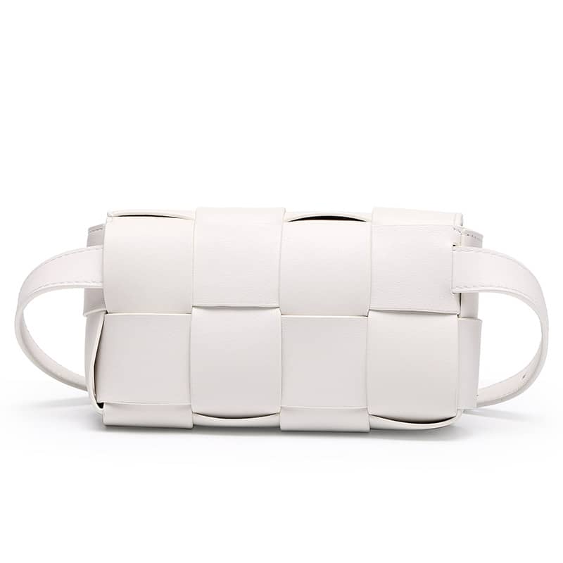 Women's fashion woven leather crossbody bag  | YonPop